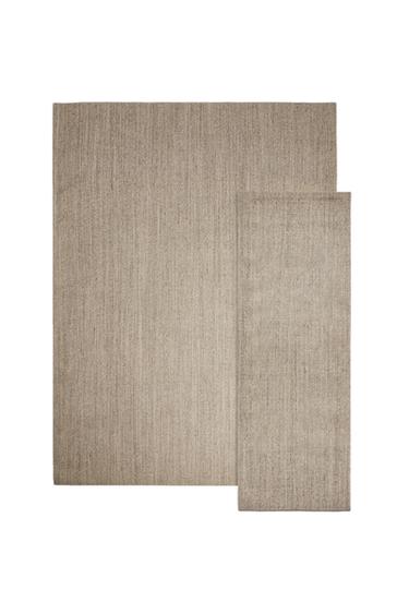 WOVEN SISAL RUG - Light beige by Zara