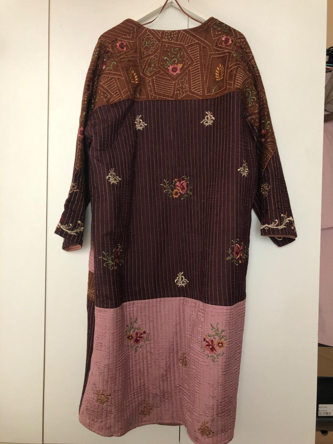 EMBROIDERED PATCHWORK KIMONO COAT - LIMITED EDITION - Image 2