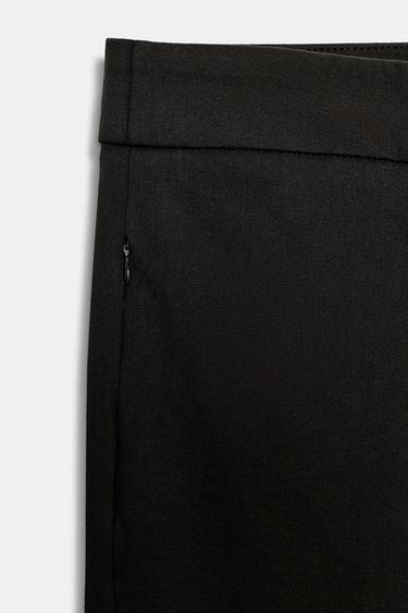 PANTALON LÉGÈREMENT ÉVASÉ - Marron de Zara - Image 10