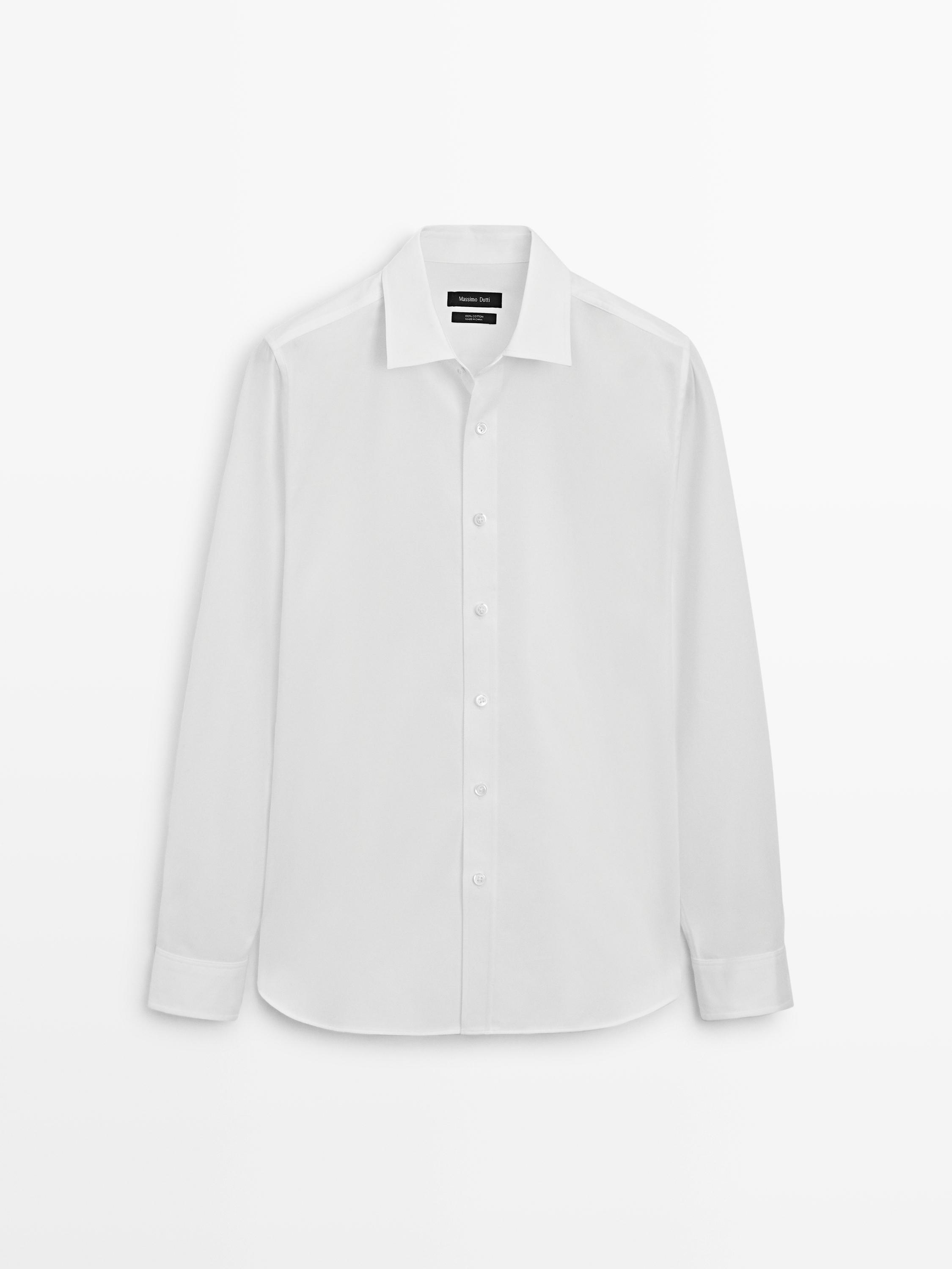 Chemise slim 100 % coton
