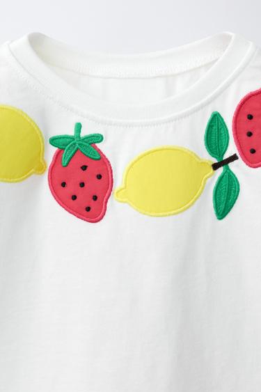 FRUIT T-SHIRT - White by Zara - Image 2