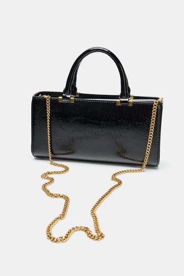 TEXTURED MINI HANDBAG - Black by Zara - Image 4