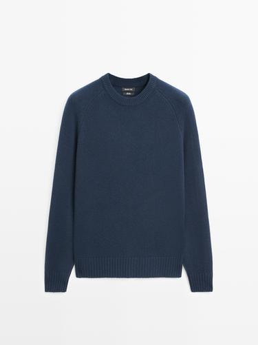 Jersey punto manga ranglán 100% lana - 470 de Zara