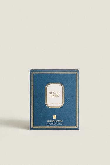 (200 G) BOUGIE PARFUMÉE SON DE BAIES - Blanc de Zara - Image 4