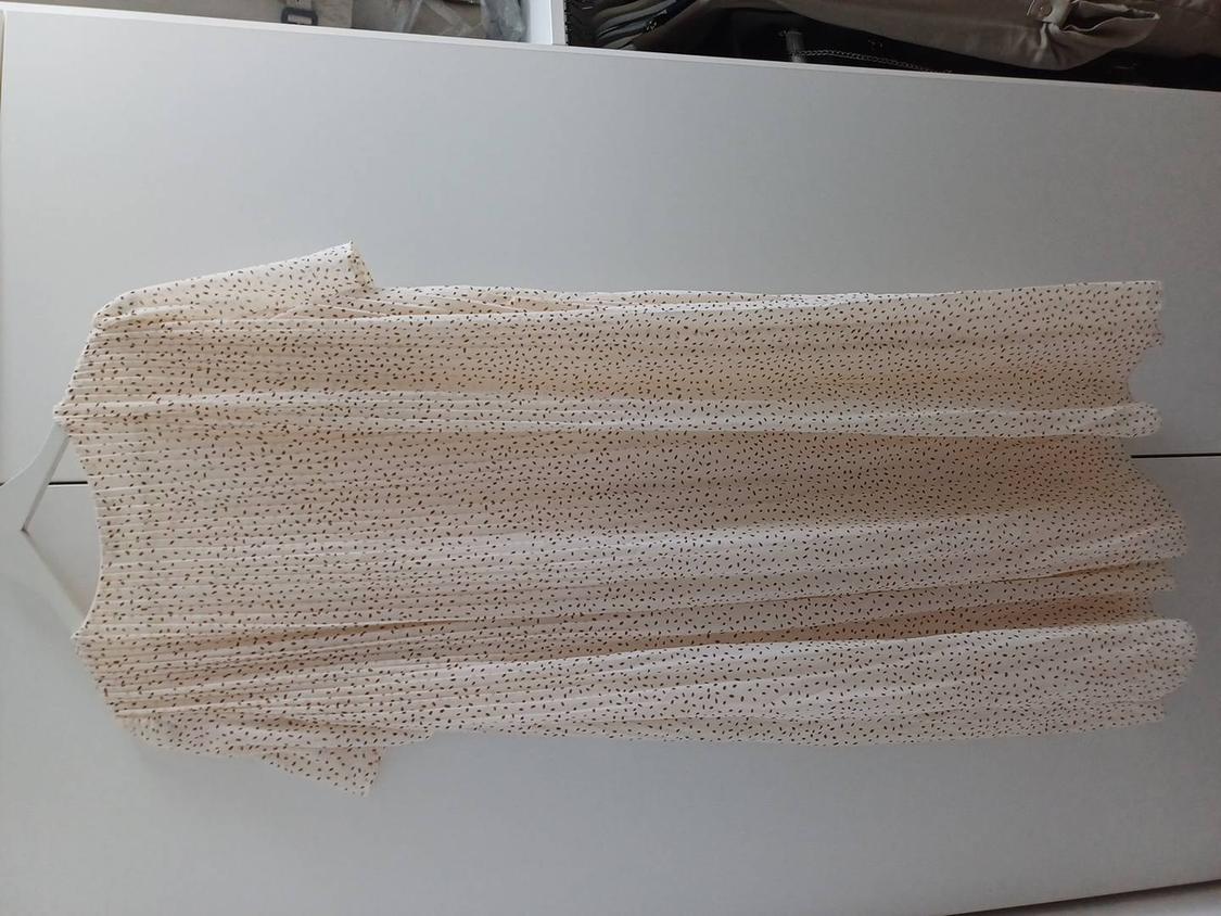 PLEATED DRESS WITH BELT - Image 3