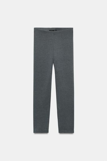 LEGGINGS CORTOS LYOCELL - Gris azul de Zara