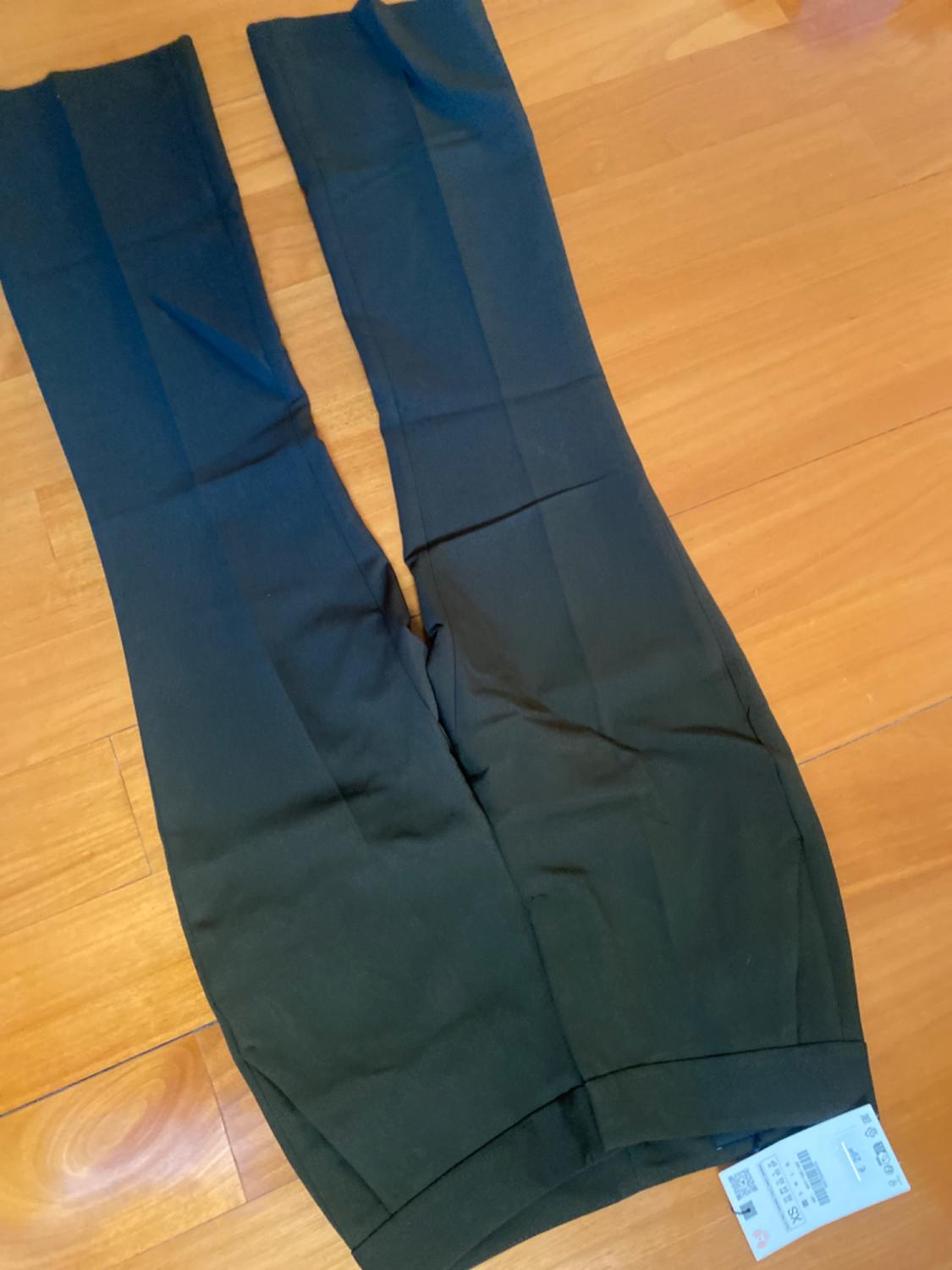 HIGH-WAISTED STRAIGHT CUT TROUSERS - Image 3