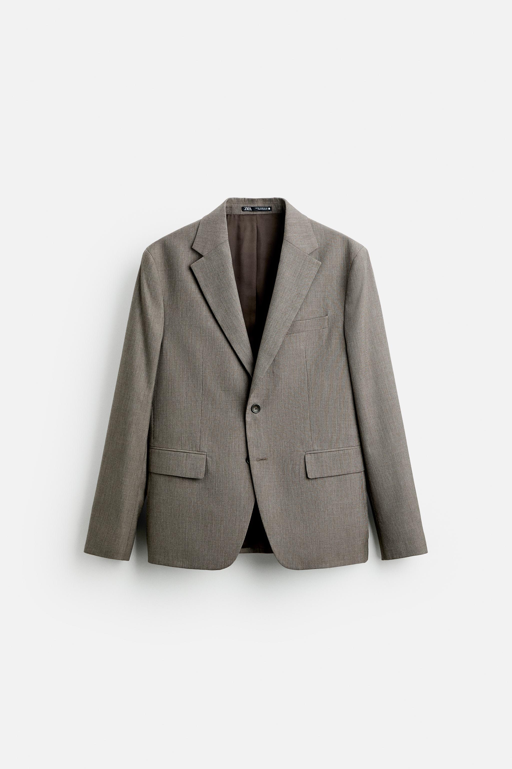 Zara gray blazer sale