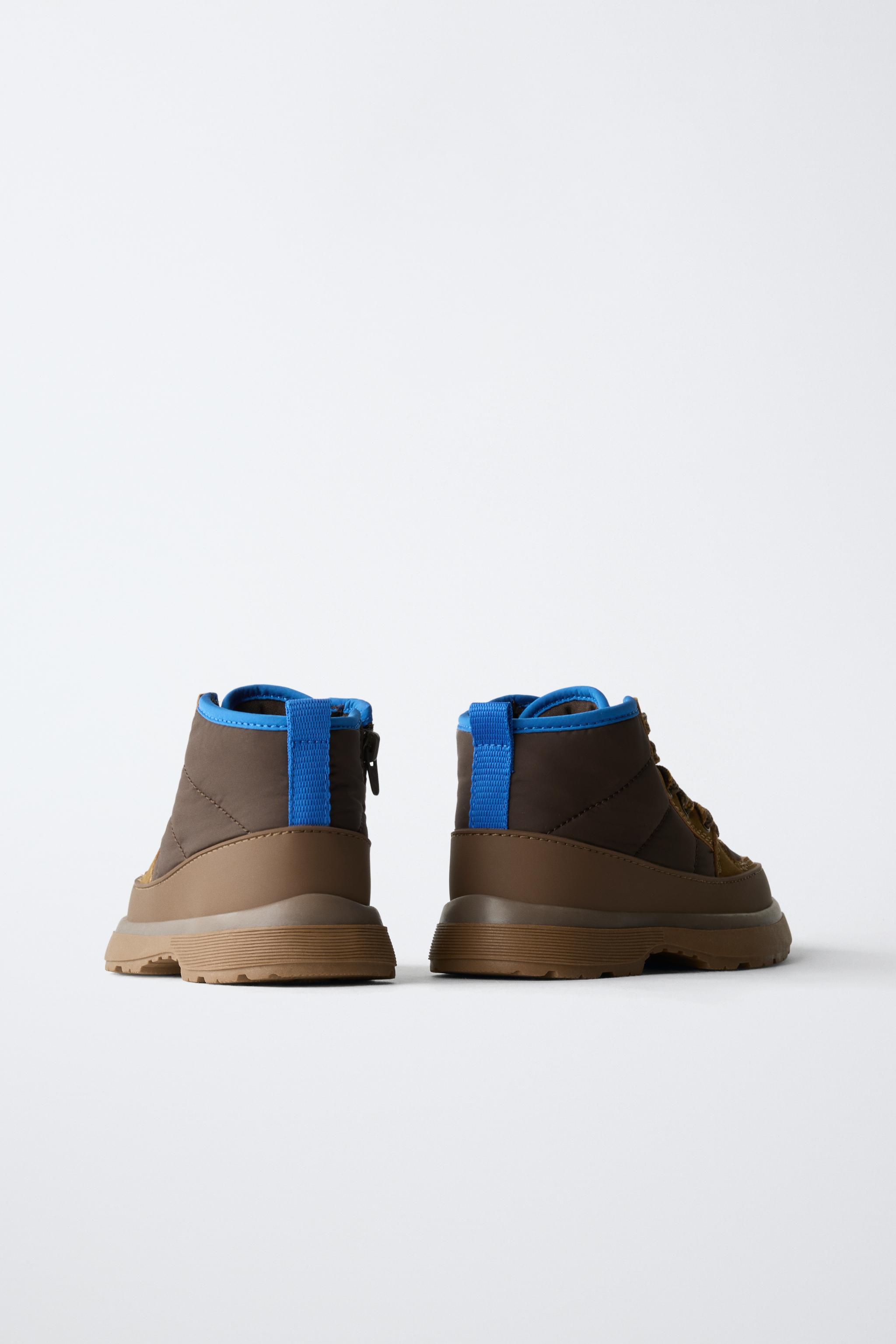 PANELLED ANKLE BOOTS
