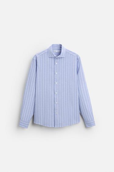 CHEMISE À RAYURES - rayures de Zara - Image 5