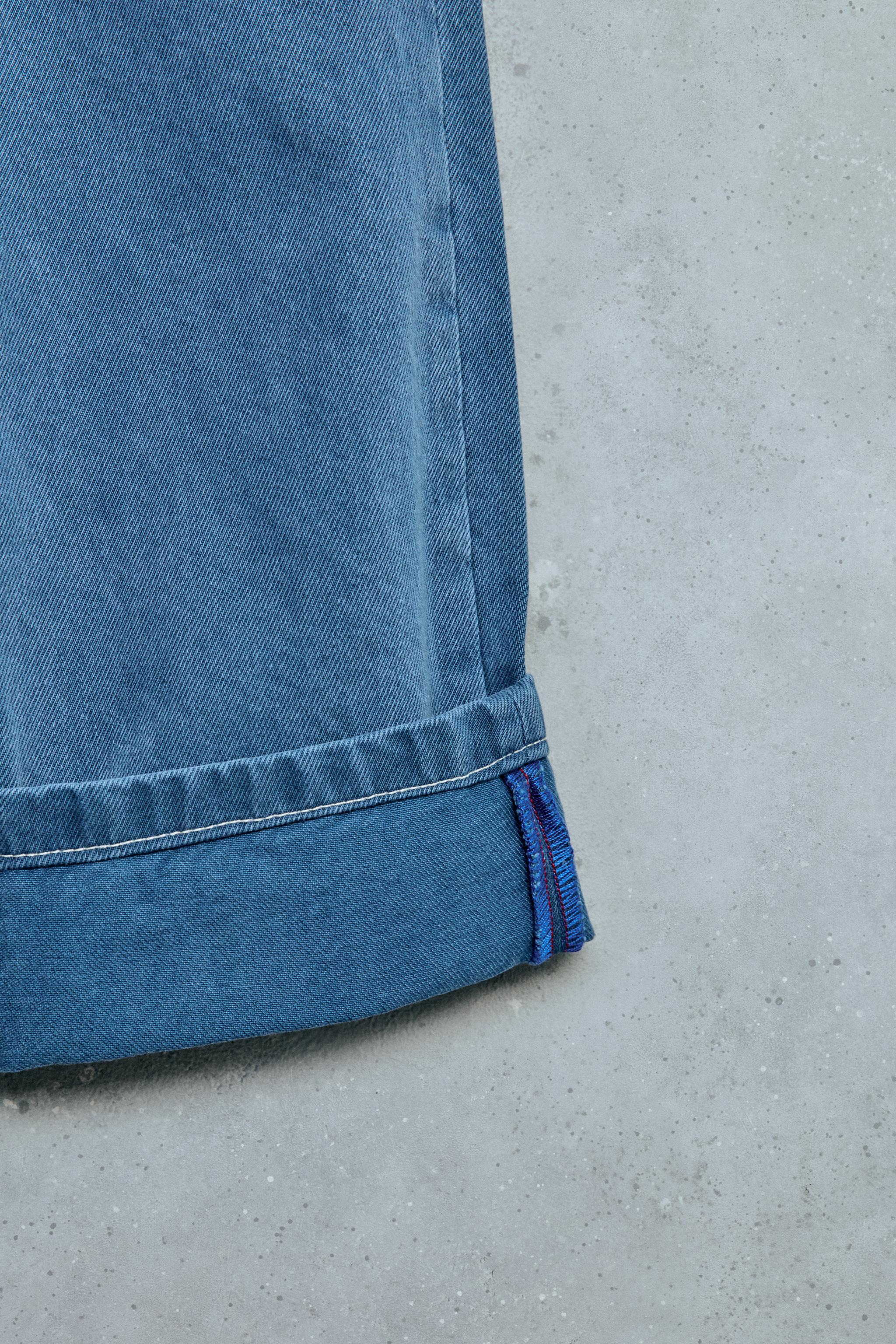 Детские джинсы Zara STORIESZ - CUFFED HEM LOOSE JEANS — фото 4