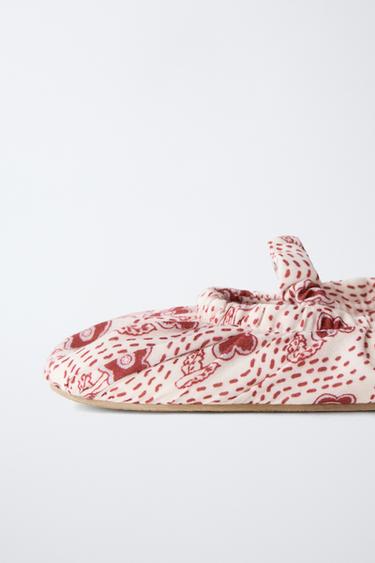 BALLET FLATS WITH DETAIL - White by Zara - Image 5