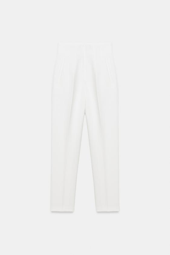 Zara — HIGH-WAISTED PANTS