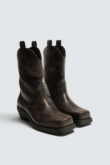 BỐT CAO BỒI - Màu nâu từ Zara