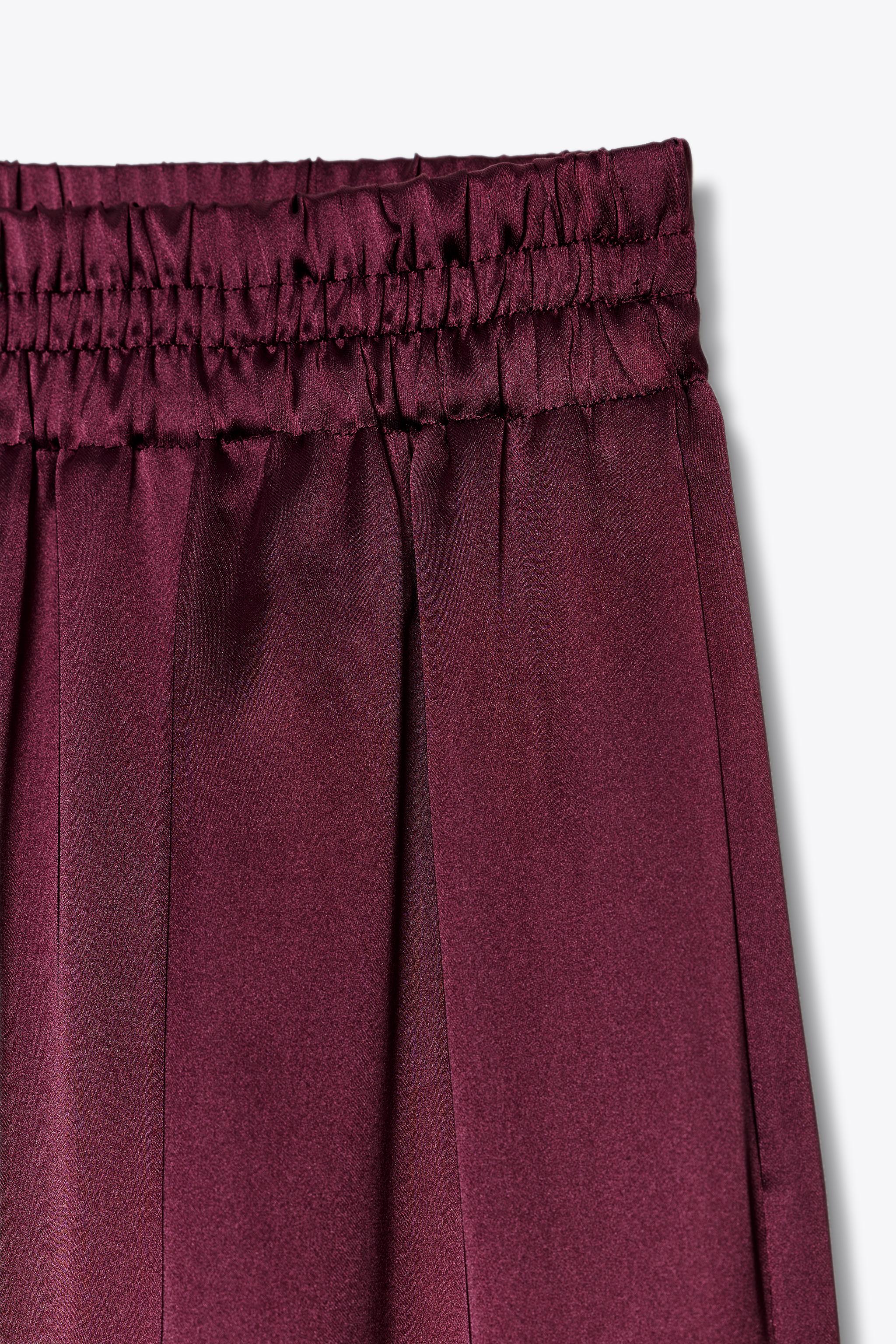 HIGH-WAISTED SLIM PANTS