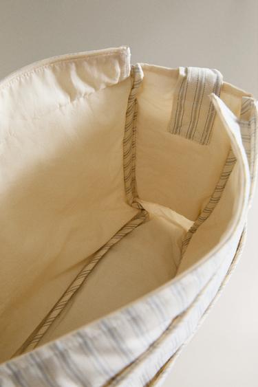 SAC À LANGER PANIER RAYURES - rayures de Zara - Image 3