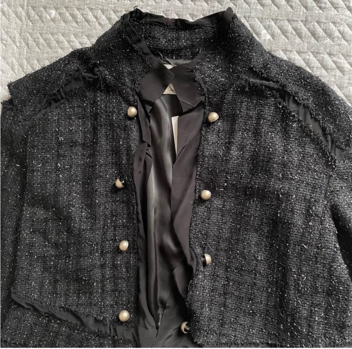 ZARA STUDIO LIMITED EDITION TEXTURED BLAZER - Image 6