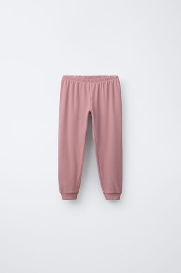 2-6 YEARS / PLAIN RIBBED PYJAMAS - Pink by Zara - Image 3