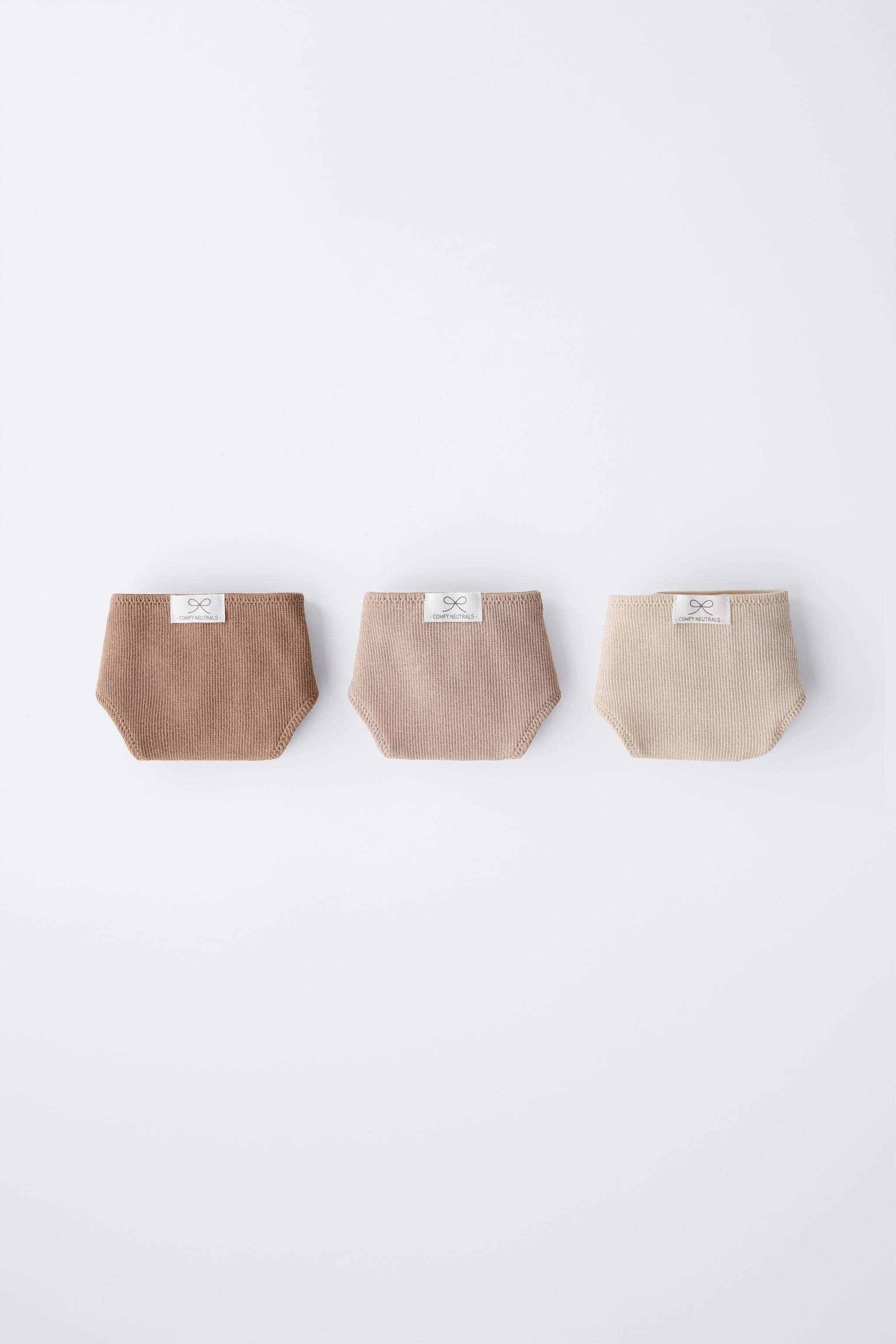 6 ANS/ LOT DE TROIS CULOTTES RIB ÉTIQUETTE
