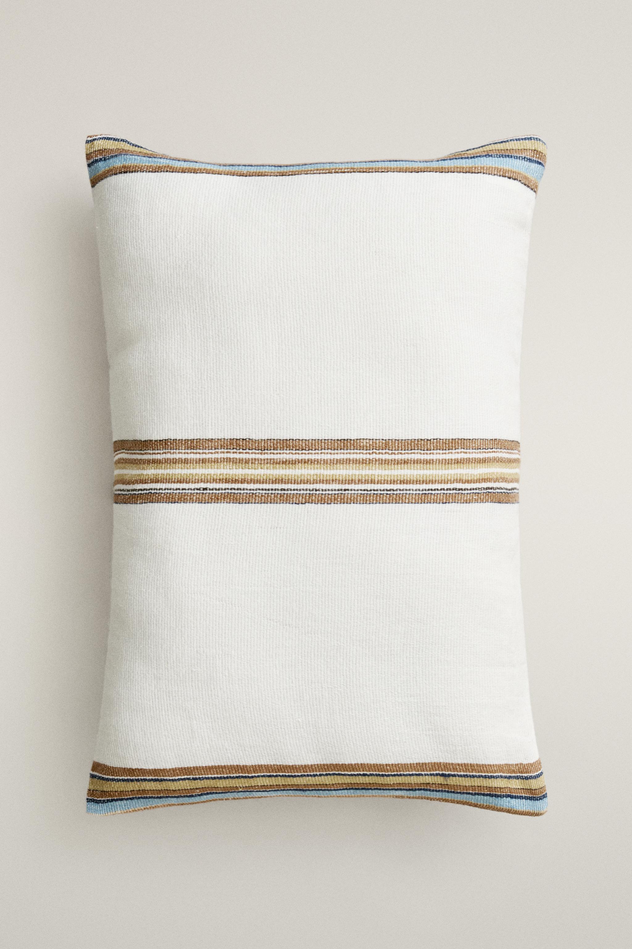 HOUSSE DE COUSSIN RAYURES