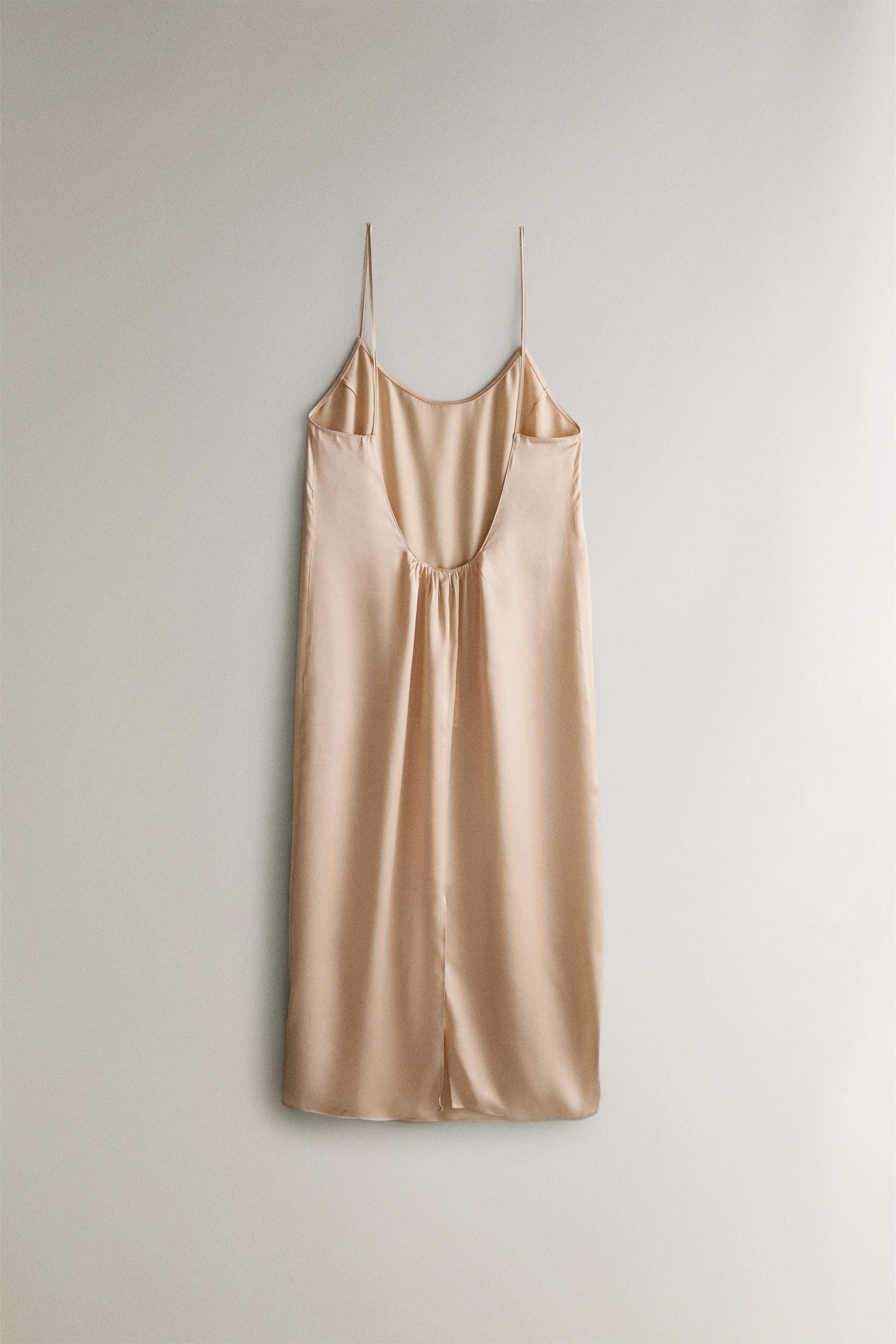 MULBERRY SILK STRAPPY NIGHTGOWN