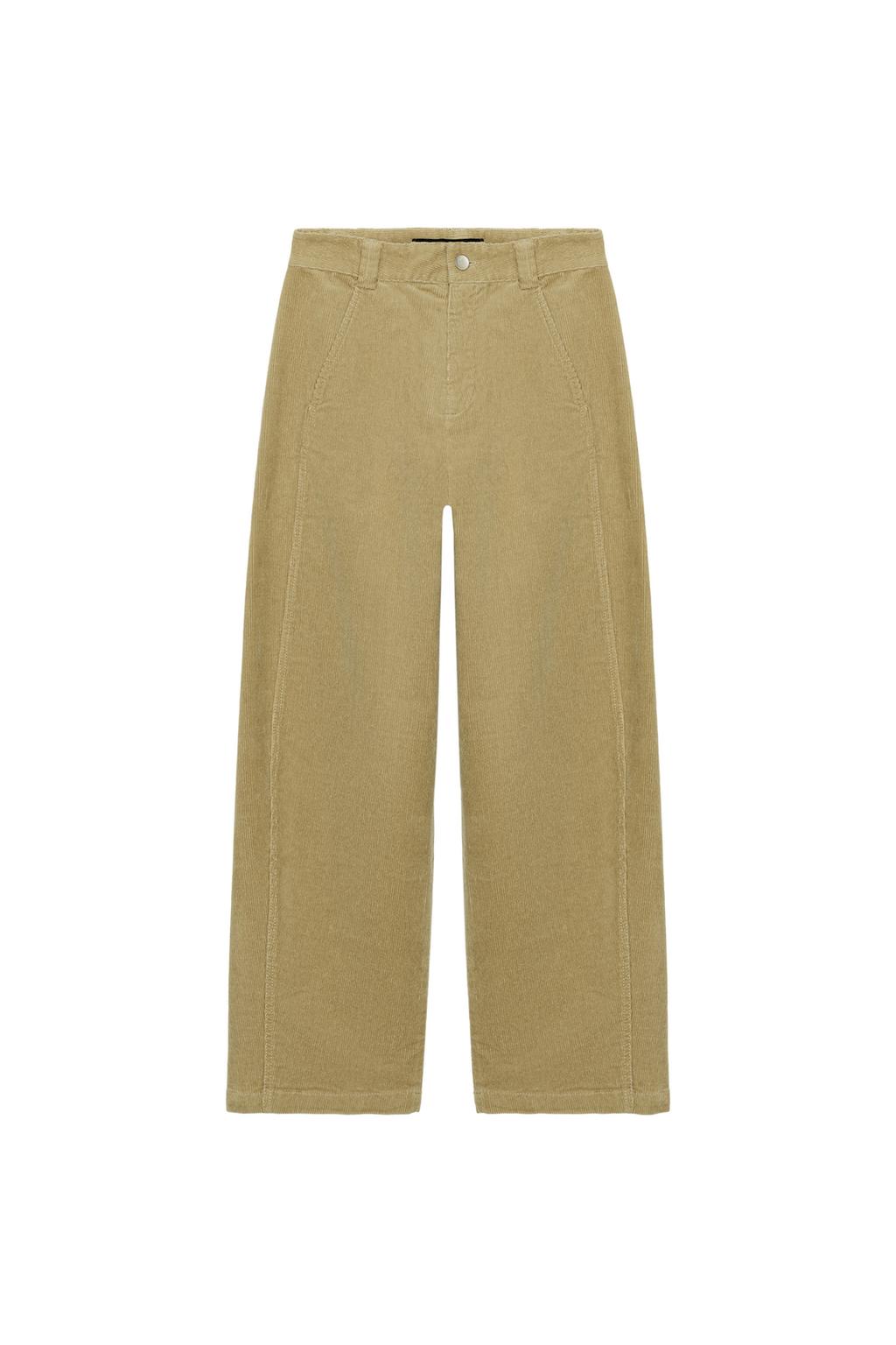 CORDUROY BARREL PANTS - image 3