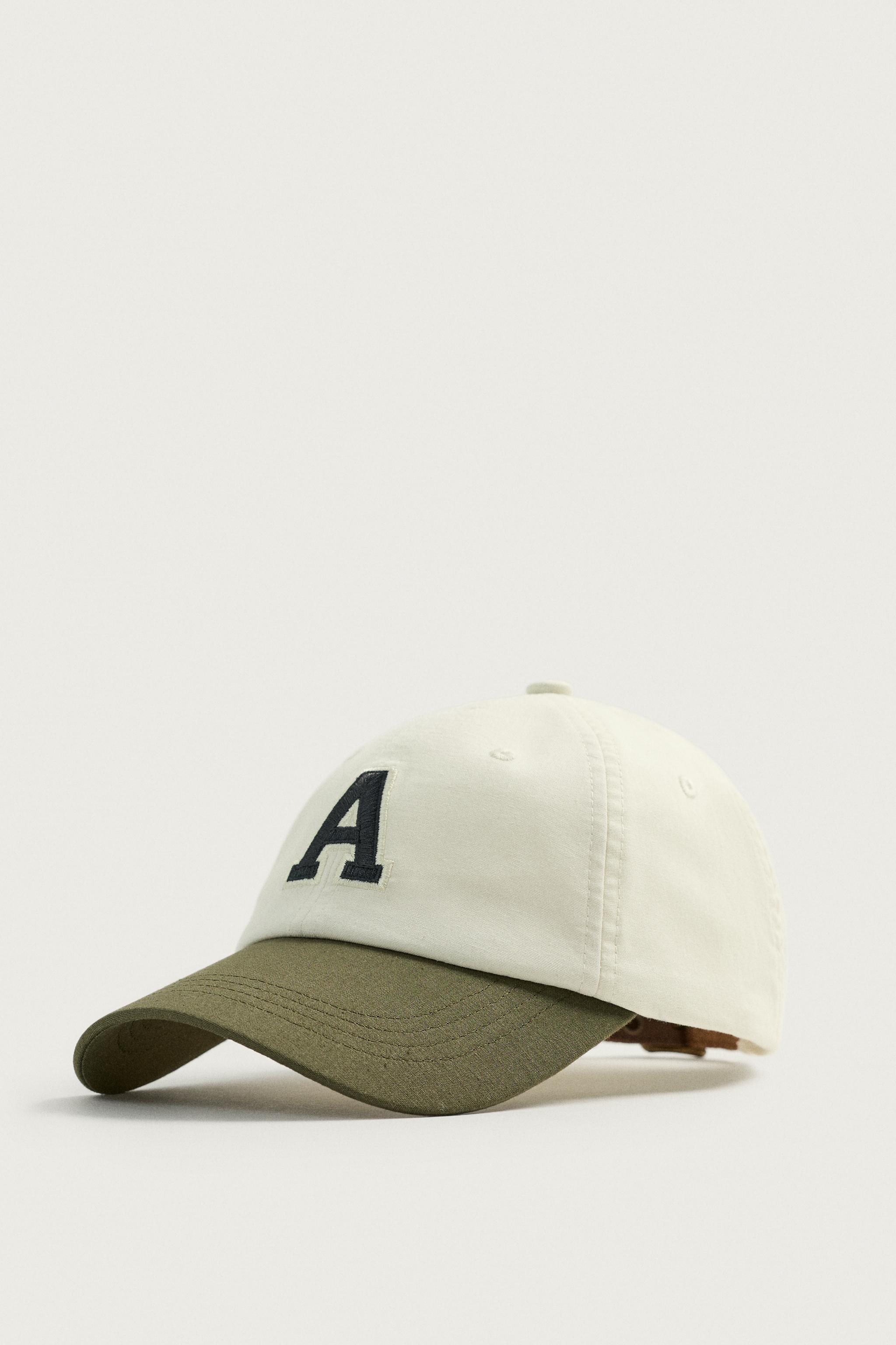 LETTER PATCH CAP — Ecru