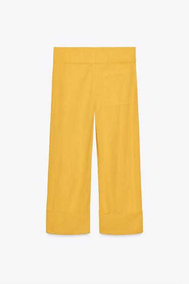 LIMITED EDITION CARGO TROUSERS - Mustard by Zara - Image 5