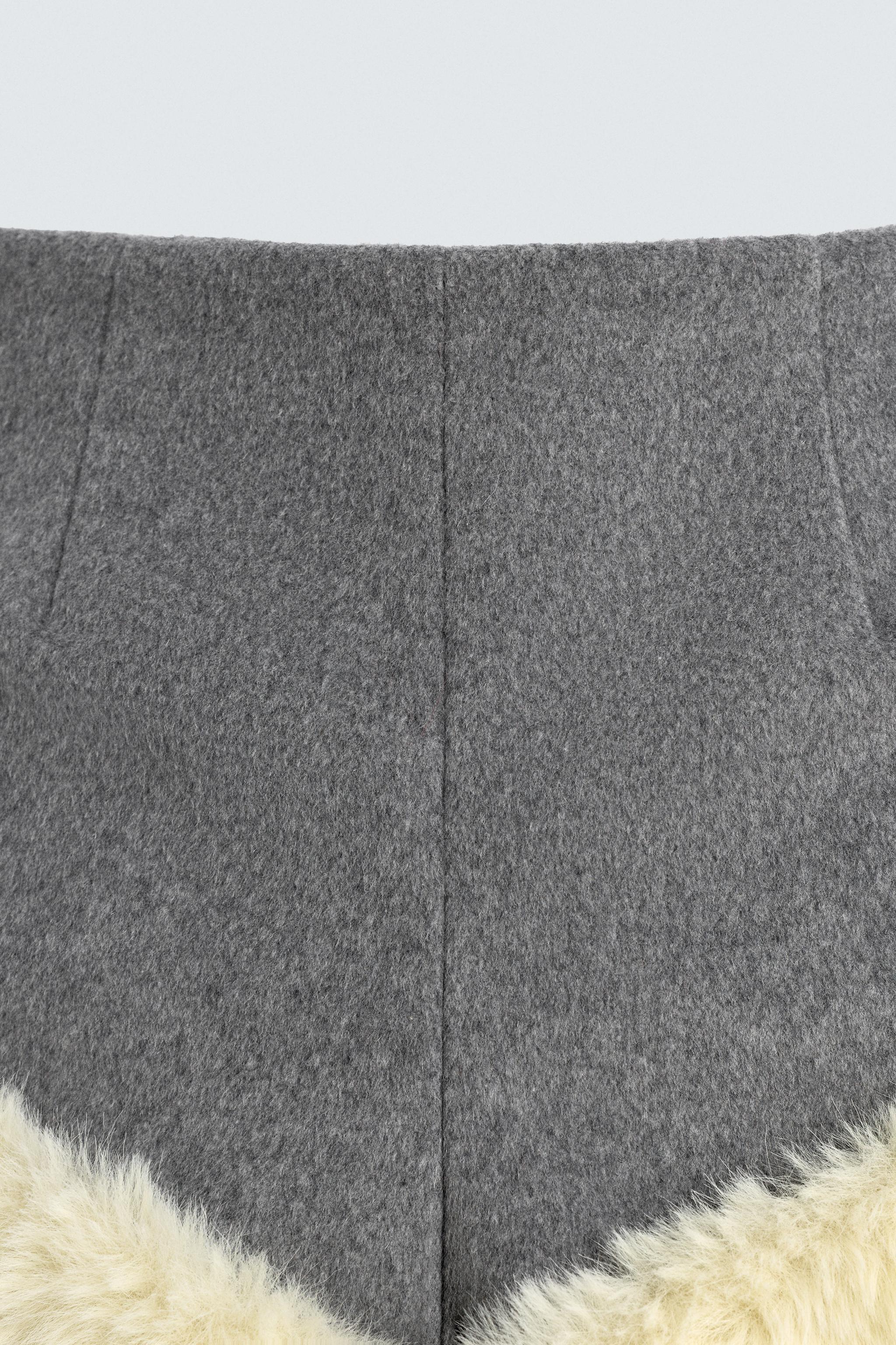 HARRY LAMBERT FOR ZARA X DISNEY フェイクファーコンビショートパンツ