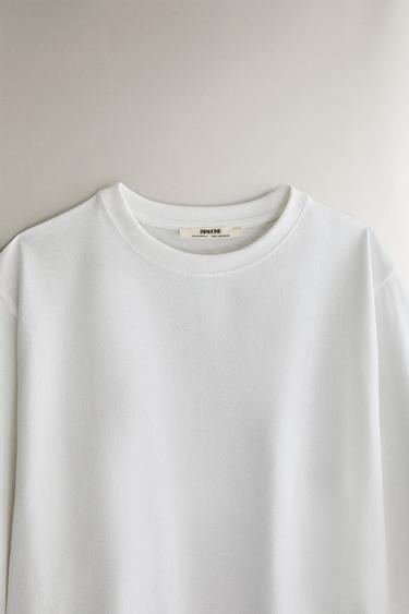 LONG COTTON NIGHTDRESS - White by Zara - Image 1