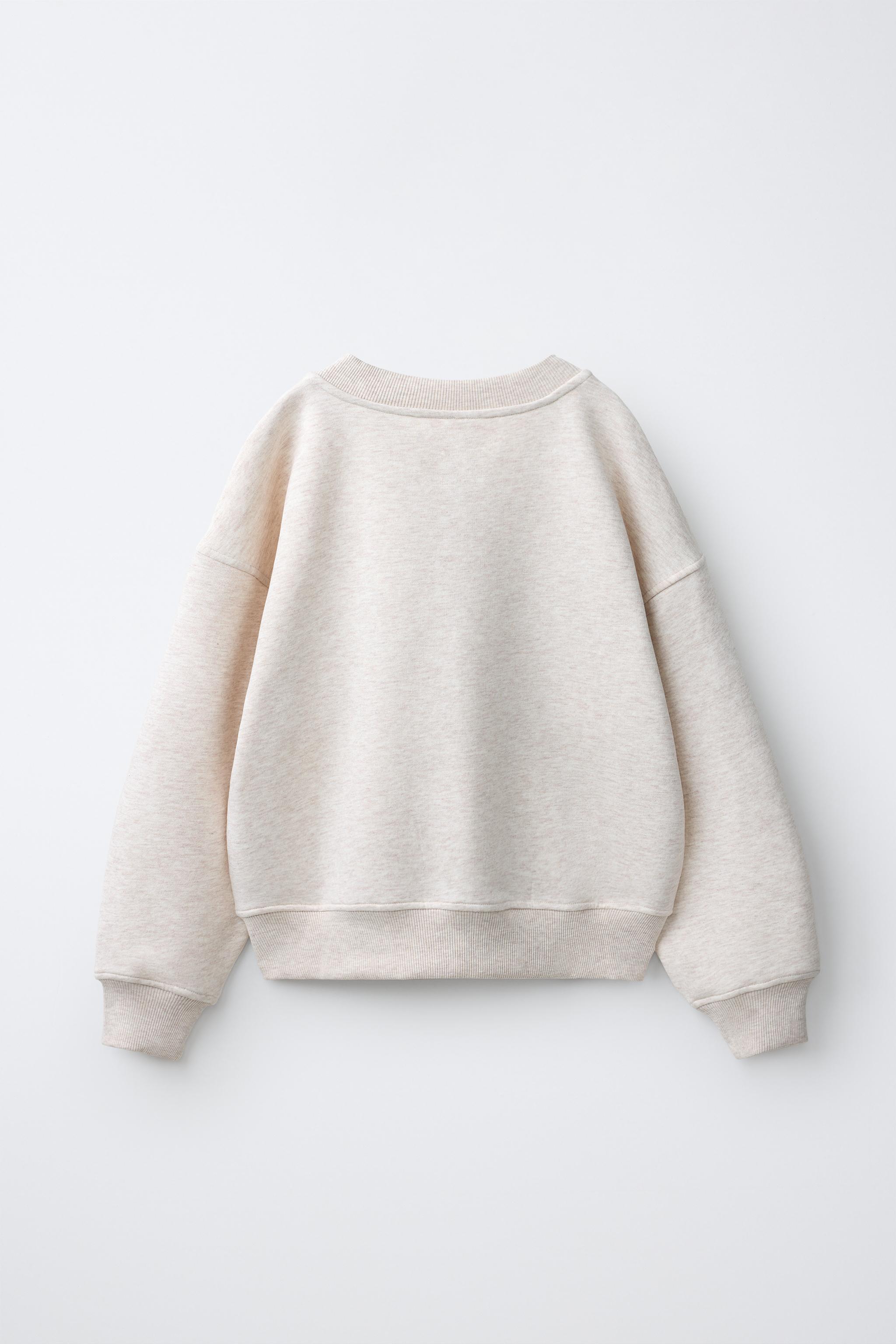 CHERRY V-NECK SWEATSHIRT