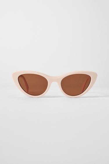 LENTES DE SOL CAT EYE KATE MOSS X ZARA - Crema de Zara