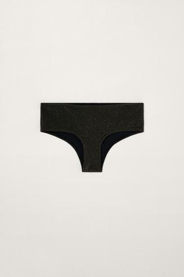 SPARKLY BIKINI BOTTOMS KATE MOSS X ZARA - Golden by Zara