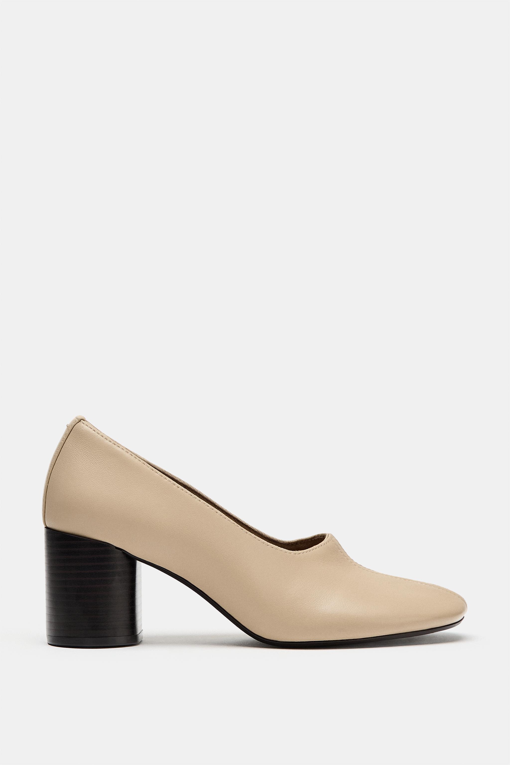LEATHER HEEL SHOES