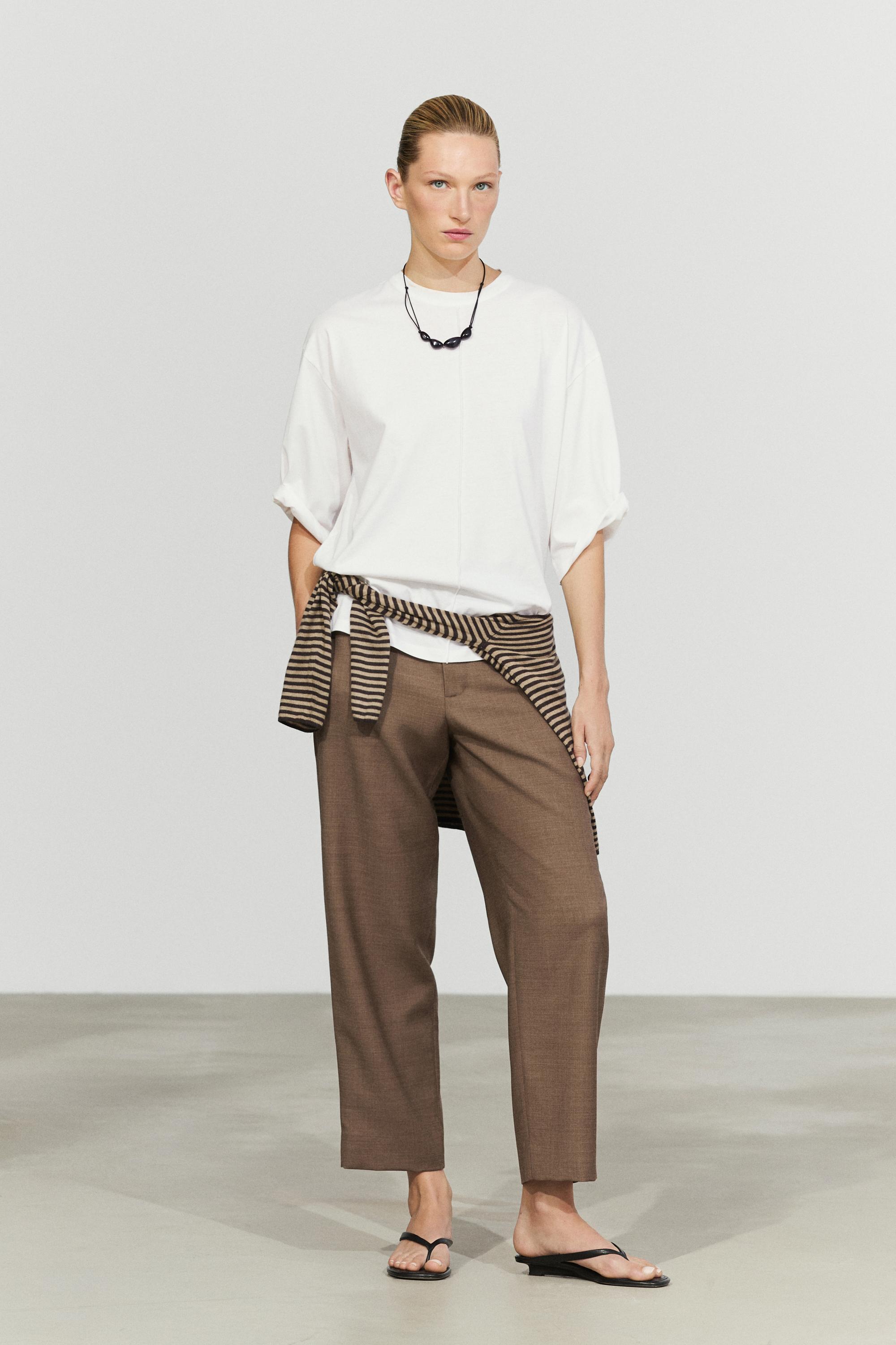 100% cotton short sleeve seamed T-shirt