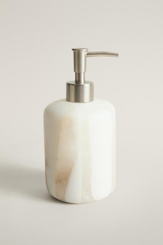 ALABASTER RESIN SOAP DISPENSER - Light beige by Zara - Image 0