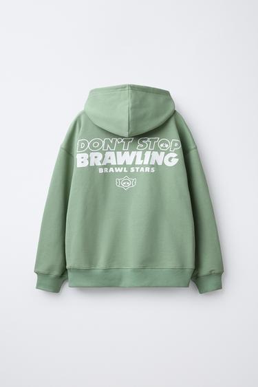 BRAWL STARS © SUPERCELL OY HOODIE - Greens by Zara - Image 1