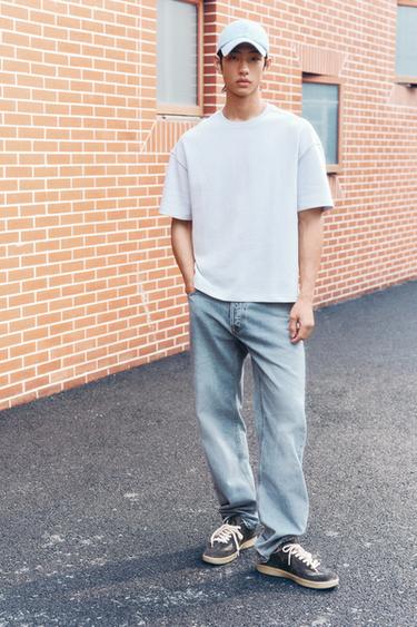 STRAIGHT-LEG JEANS - Blue by Zara