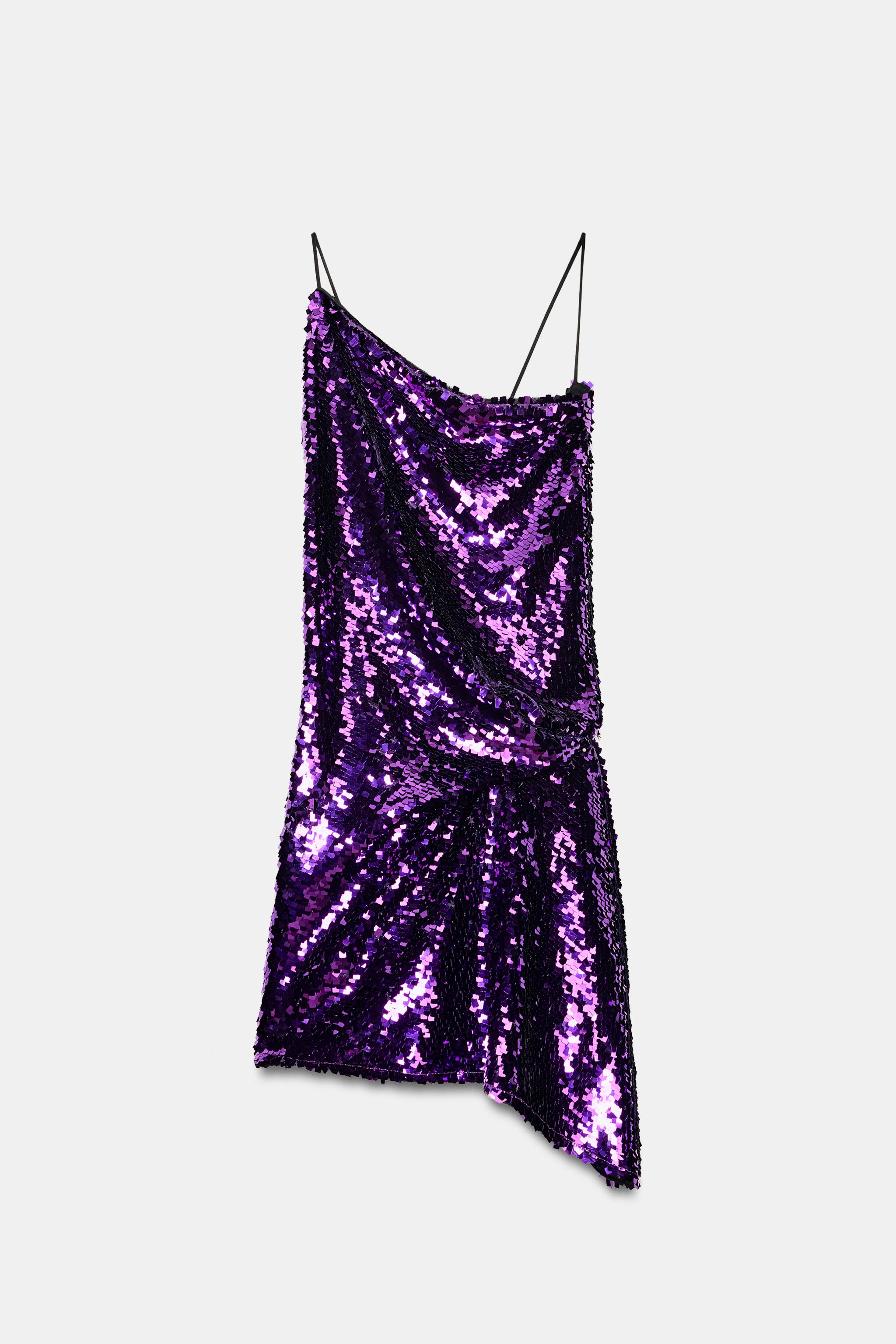 ZW COLLECTION SEQUIN DRAPED TOP