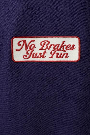 KNIT SLOGAN JUMPER - Blue by Zara - Image 3
