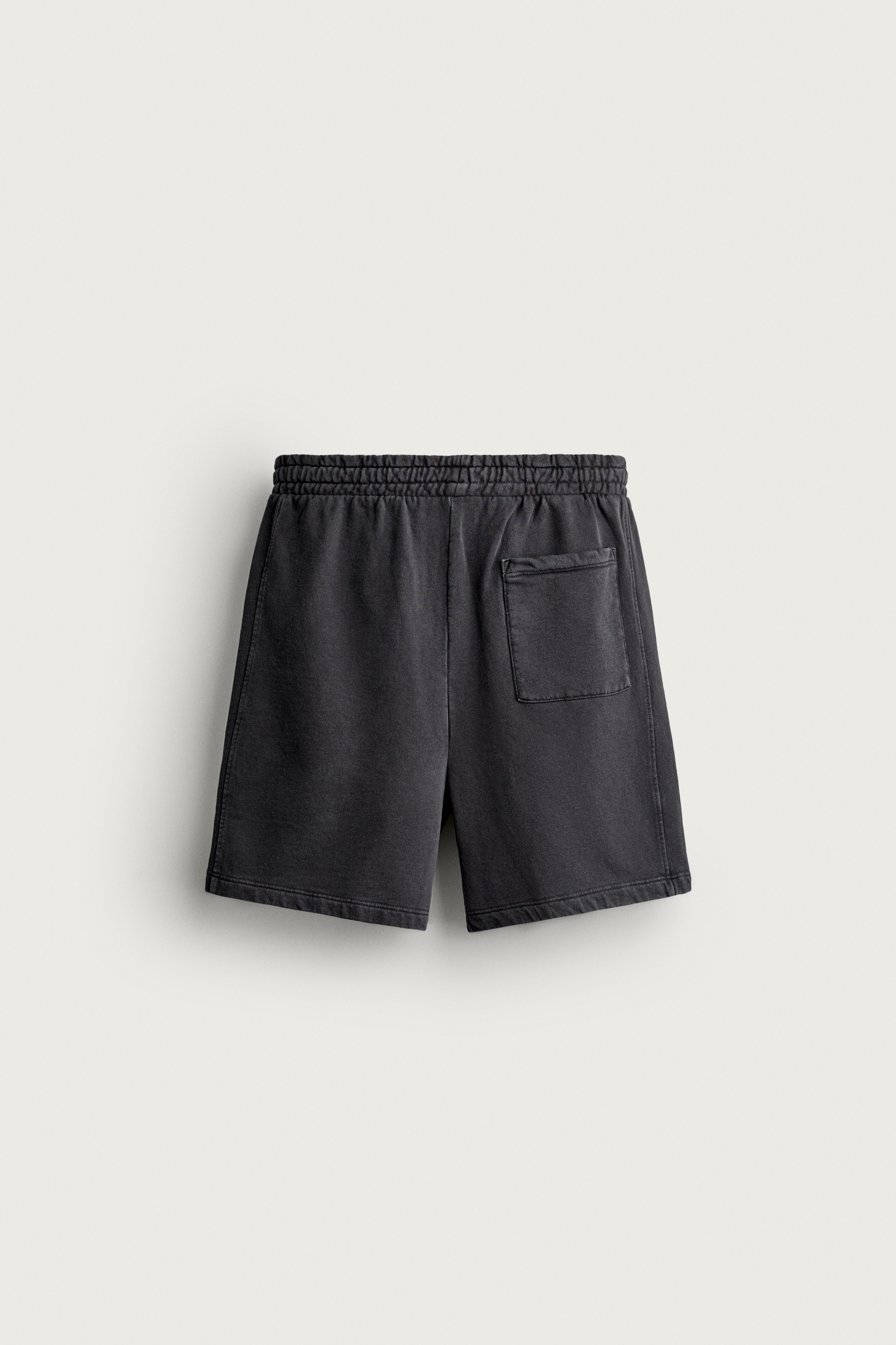 BASIC WASHED SWEATSHORTS