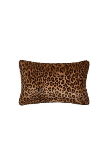 FUNDA COJÍN ANIMAL PRINT - Leopardo de Zara