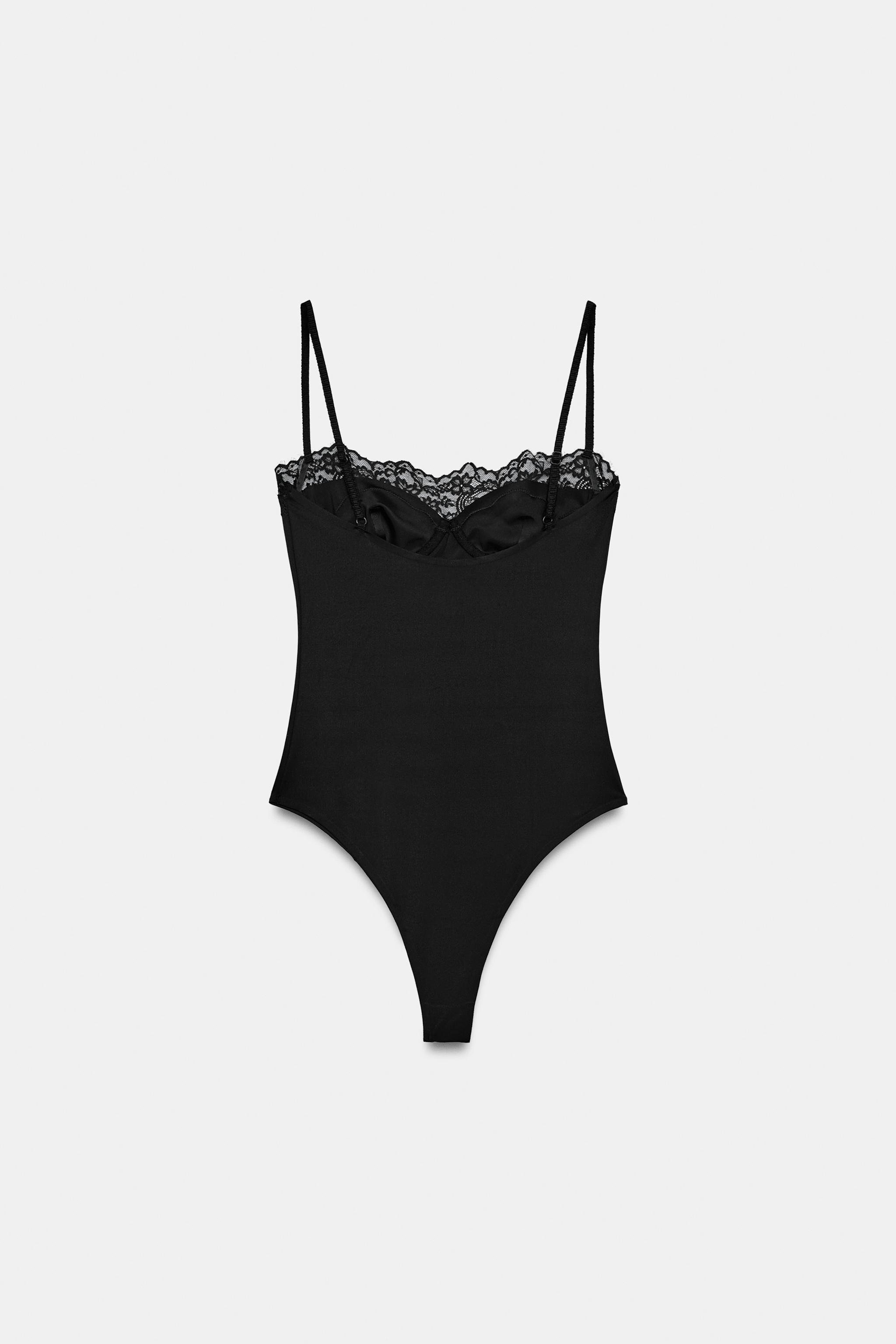 Zara Dantelli Balenli Body görsel 8