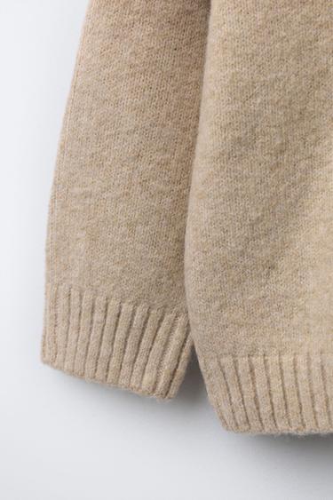 EMBROIDERED SOFT TOUCH KNIT POLO SHIRT - Sand by Zara - Image 3