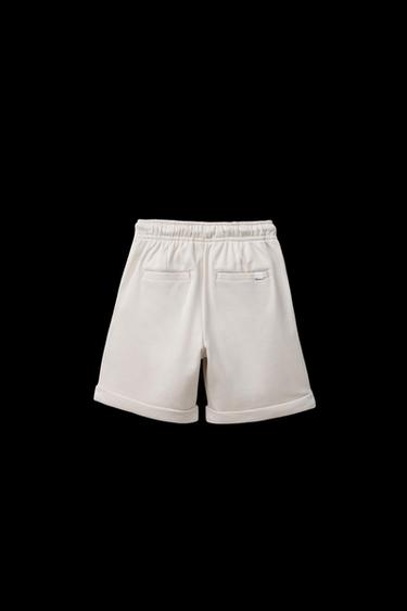 COMFORT BERMUDA SHORTS - Ecru by Zara