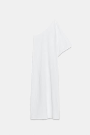 ASYMMETRIC LONG TOP - White by Zara - Image 6