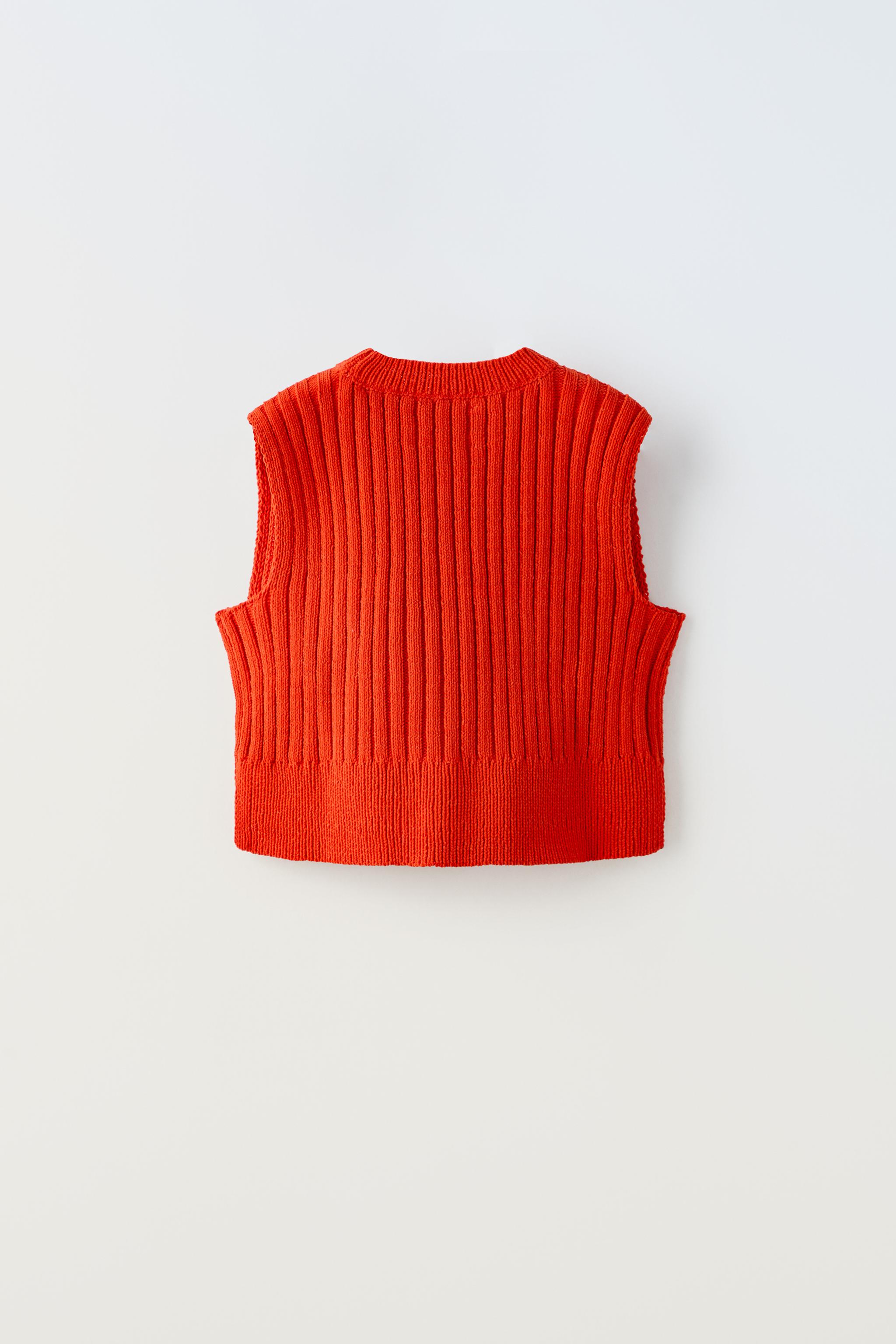 Zara knit outlet vest