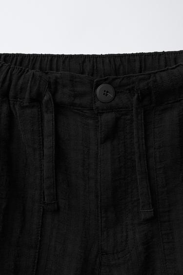 SHORT TEXTURÉ - Noir de Zara - Image 2