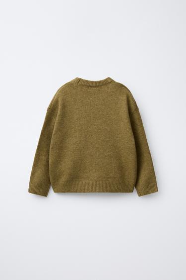 JERSEY PUNTO SNOOPY PEANUTS™ - Verde Oliva de Zara