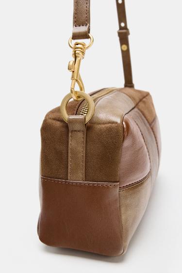 SAC PORTÉ ÉPAULE PATCHWORK - Multicolore de Zara - Image 3